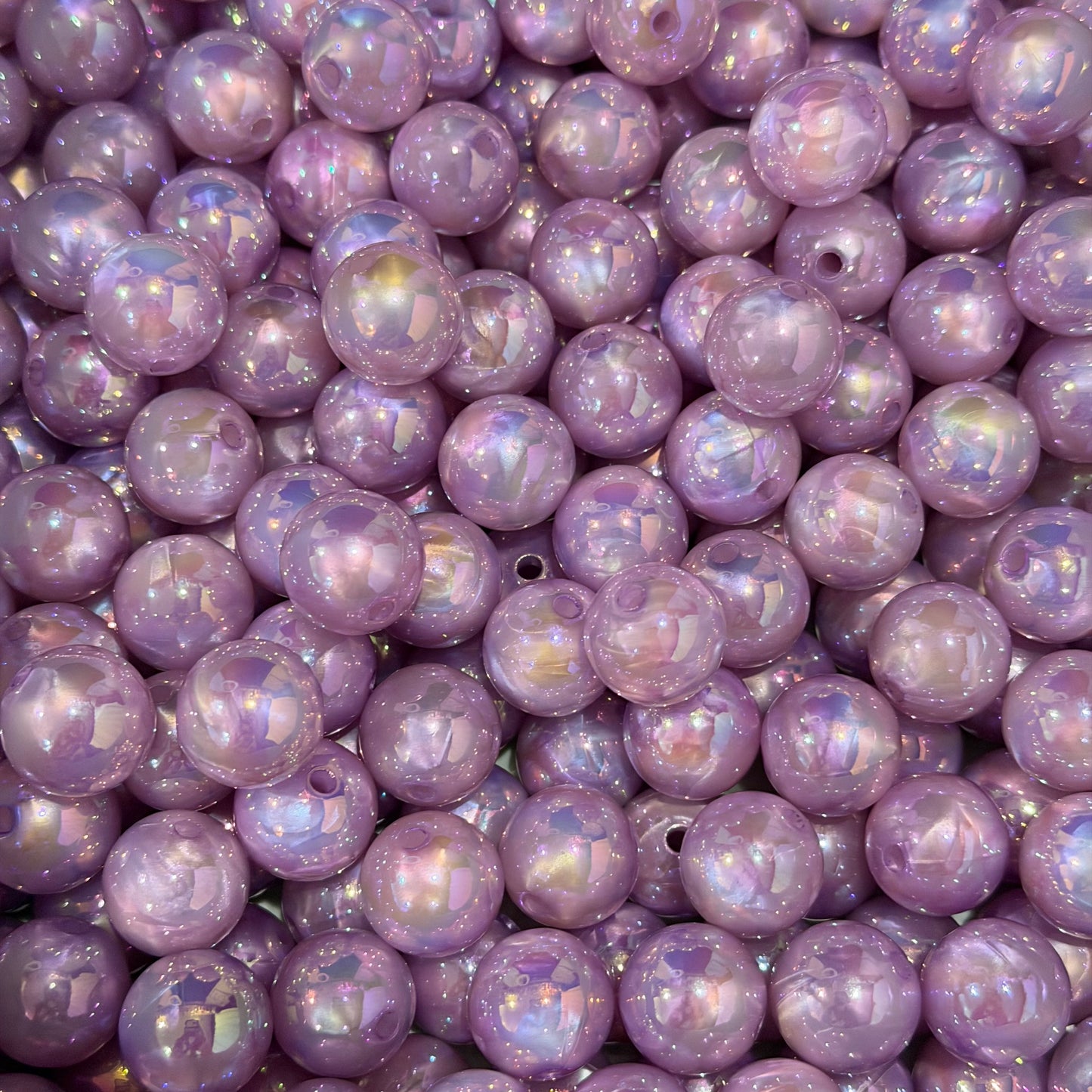 16mm Pastel Acrylic Bead Mix 25PK