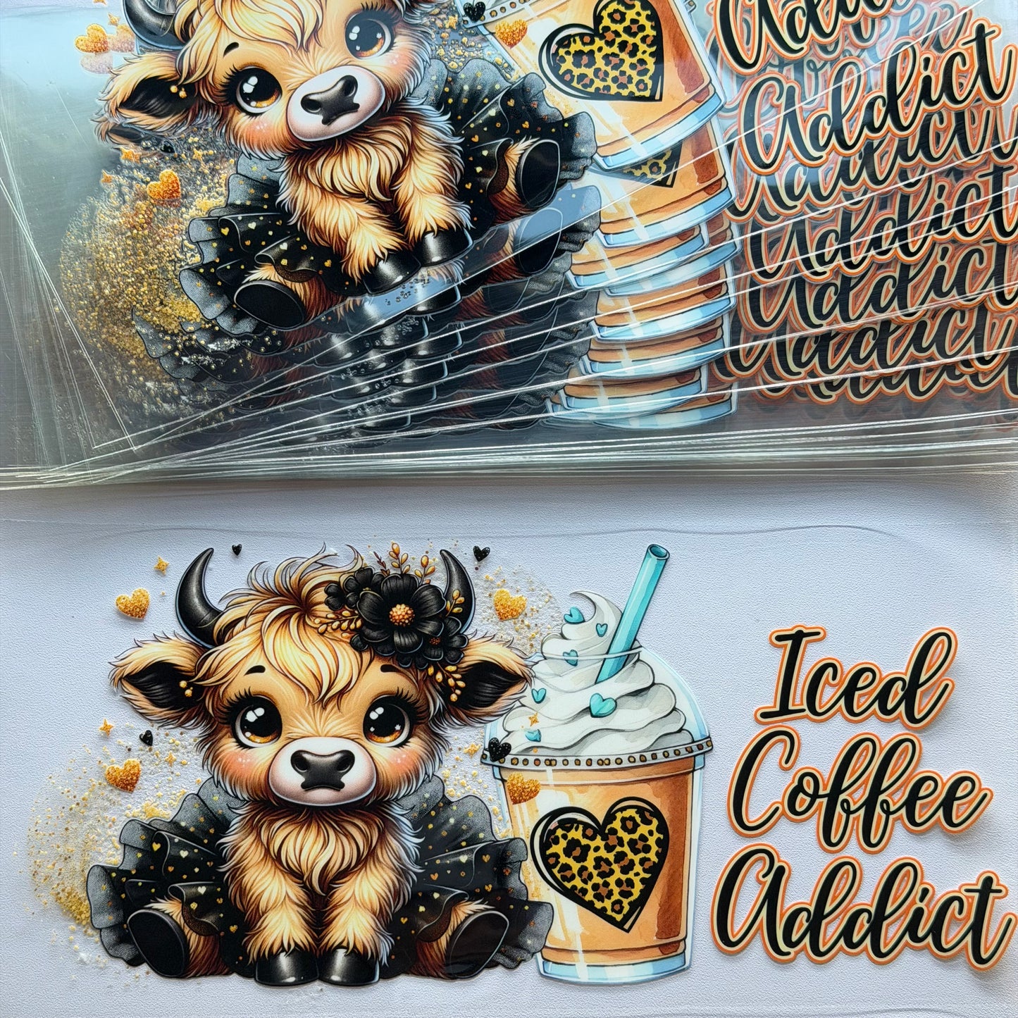 Iced Coffee Addict Cup Wrap #24