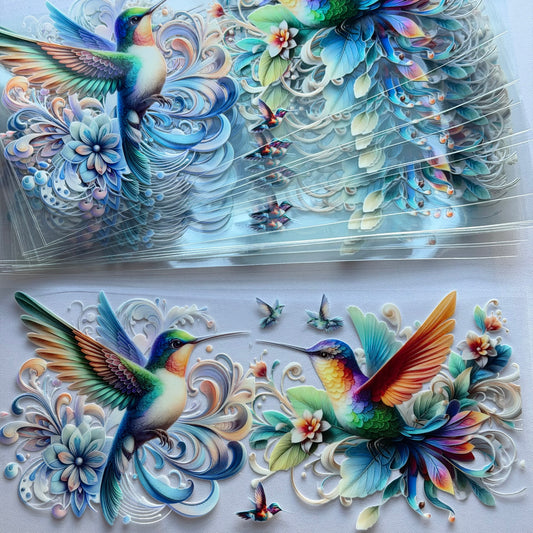Hummingbirds Cup Wrap #9