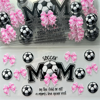 Sports Mom Themed Cup Wraps