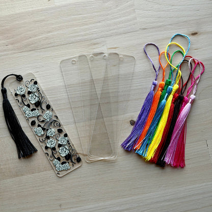 Blank Bookmarks With Tassels 20 PK