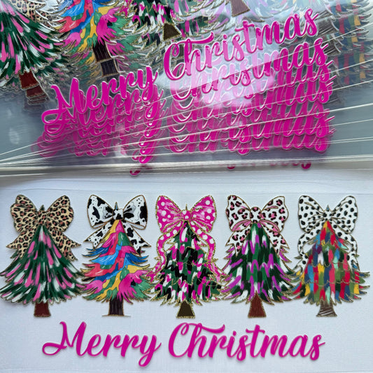 Pink Christmas Cup Wrap #14A