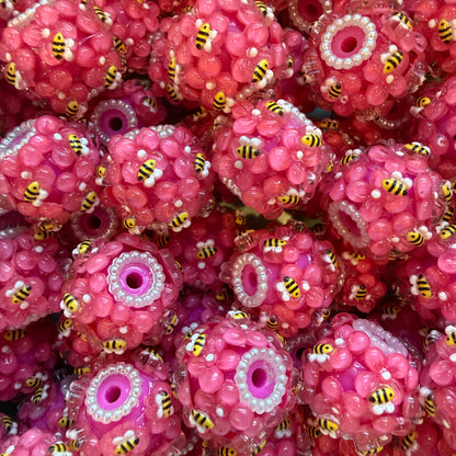 Acrylic Bee Beads 🐝