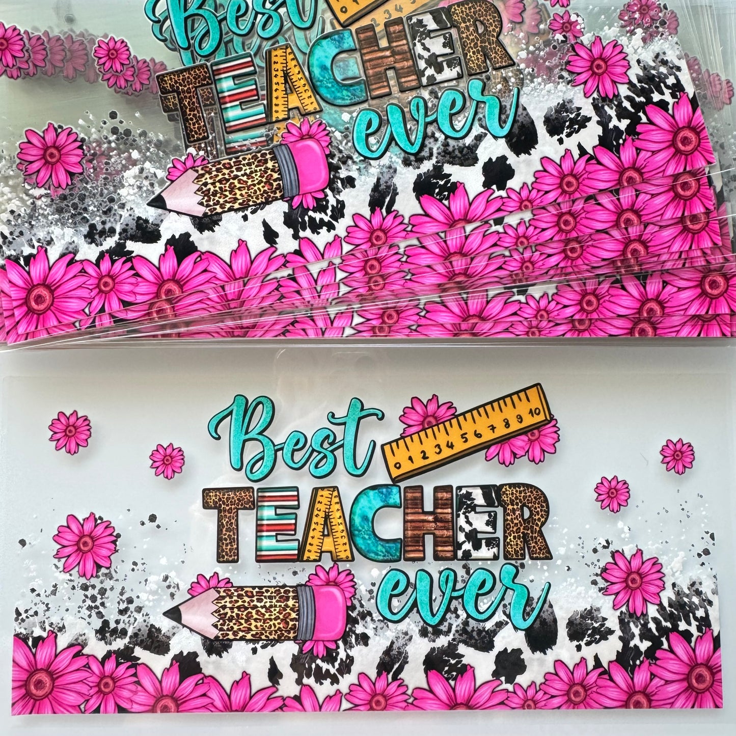 Teacher Themed Cup Wraps