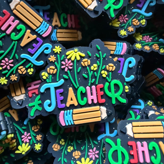 Teacher w/Flowers