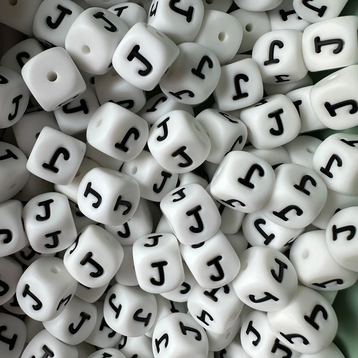 12mm Letter & Number Beads