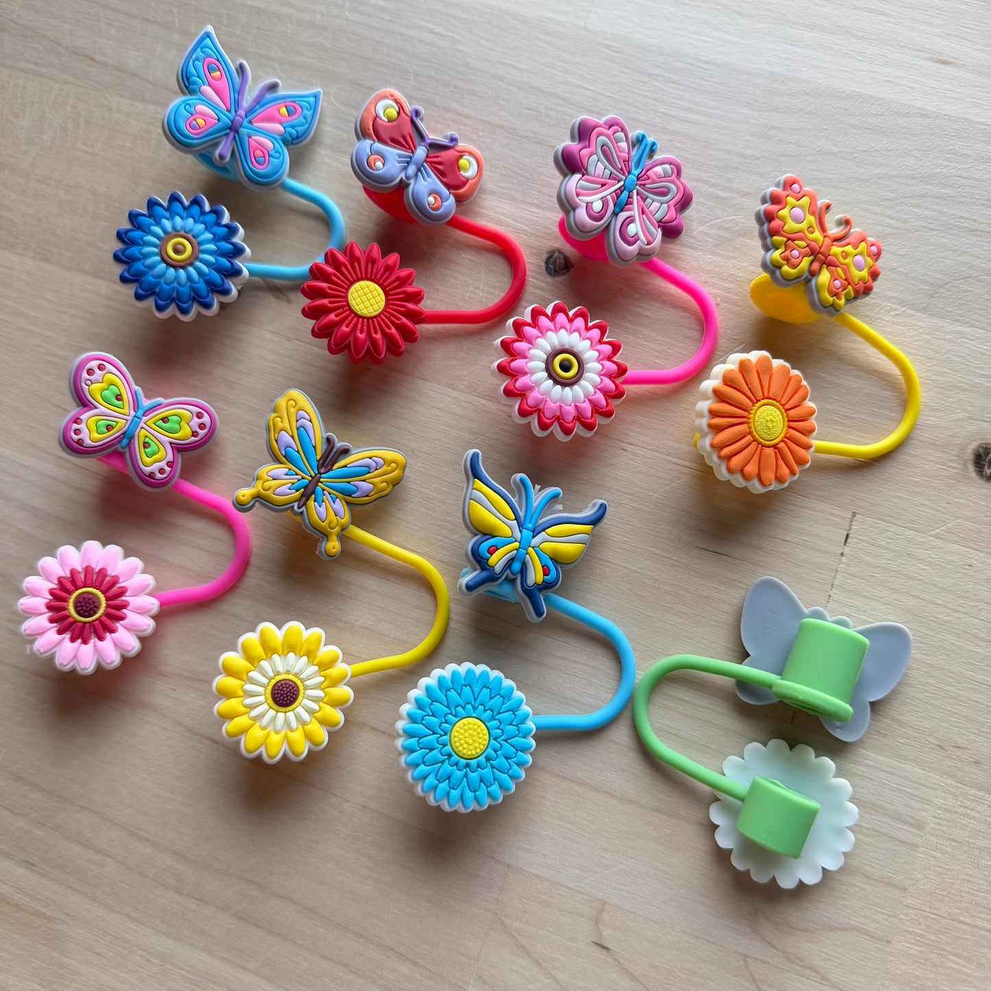 Straw Toppers Mixed 8pk
