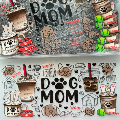 Dog Mom Themed Cup Wraps