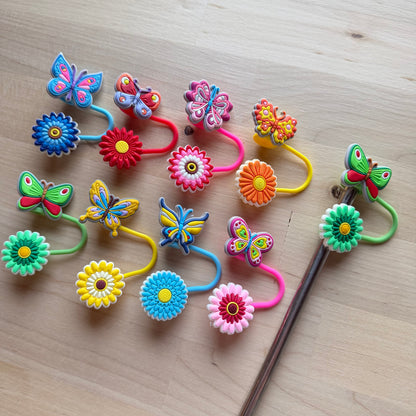 Straw Toppers Mixed 8pk