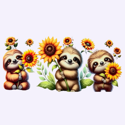 Cute Sloths Cup Wrap #34