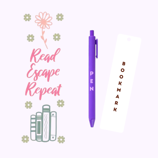 Read,Escape,Repeat Pen/Bookmark Wrap #5