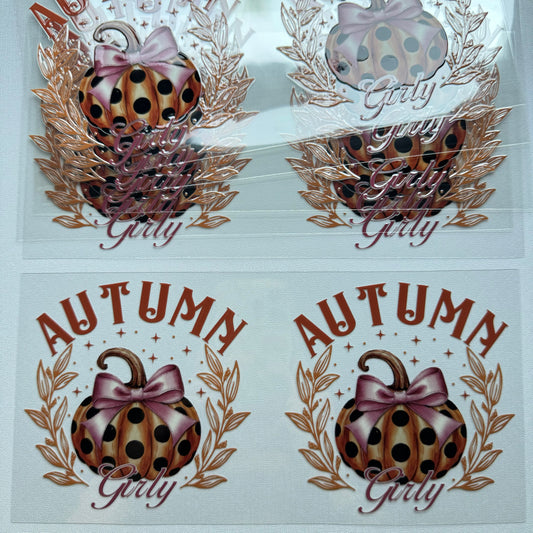 Autumn Girly Cup Wrap #6
