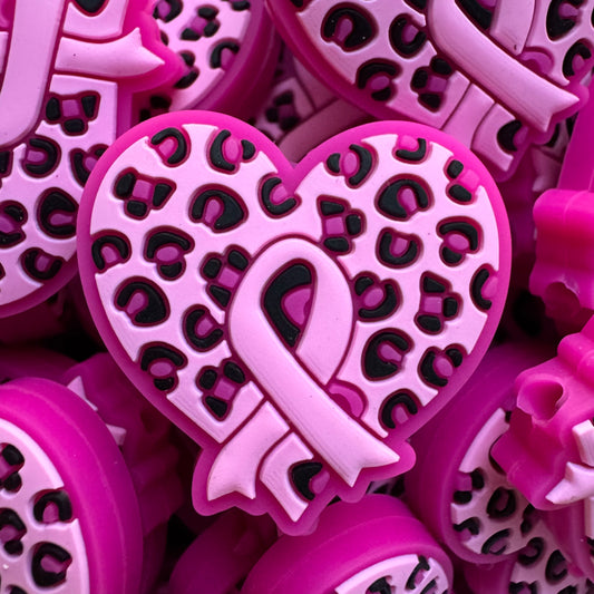 Breast Cancer Ribbon Heart