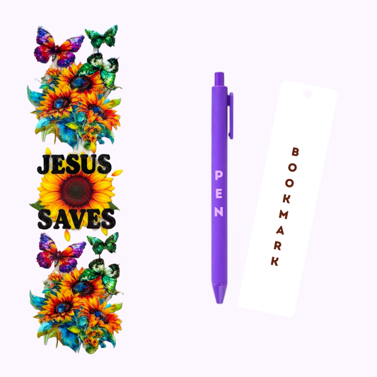 Jesus Saves Pen/Bookmark Wrap #66
