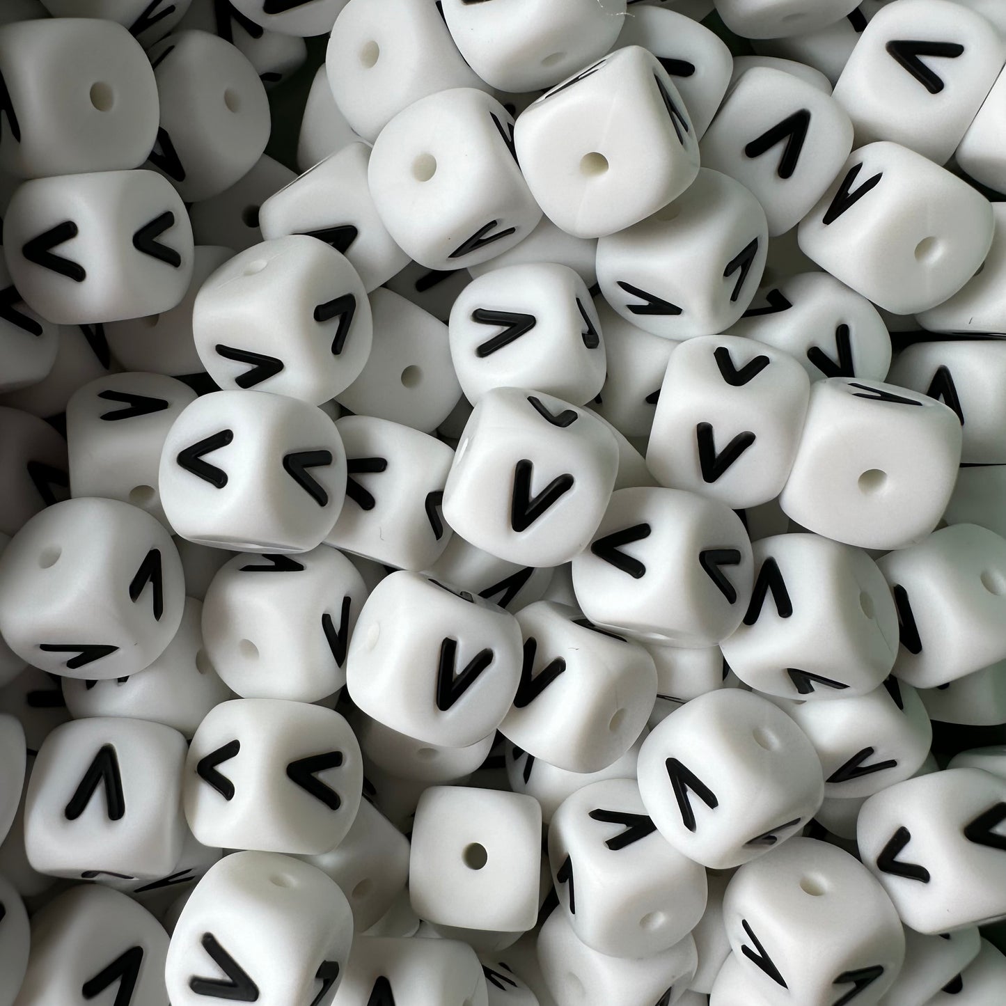 12mm Letter & Number Beads