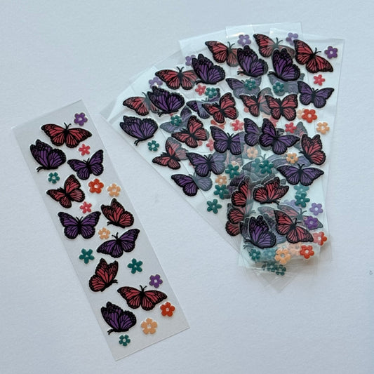 Pink & Purple Butterflies #4