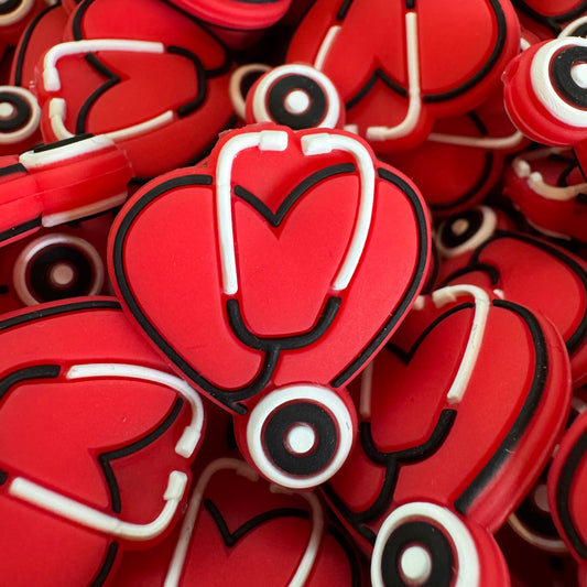 Red Heart With Stethoscope