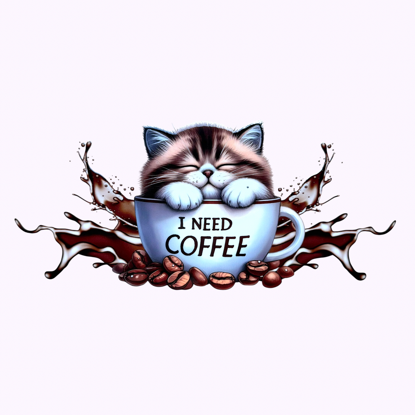 I Need Coffee Cup Wrap #8