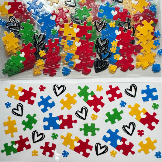 Autism Awareness Puzzles Cup Wrap #37