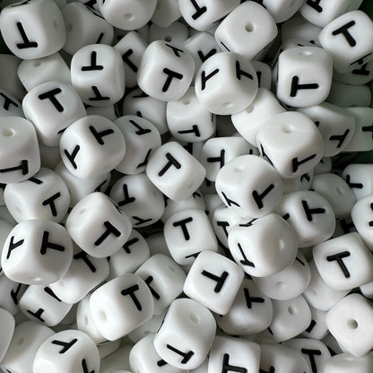 12mm Letter & Number Beads