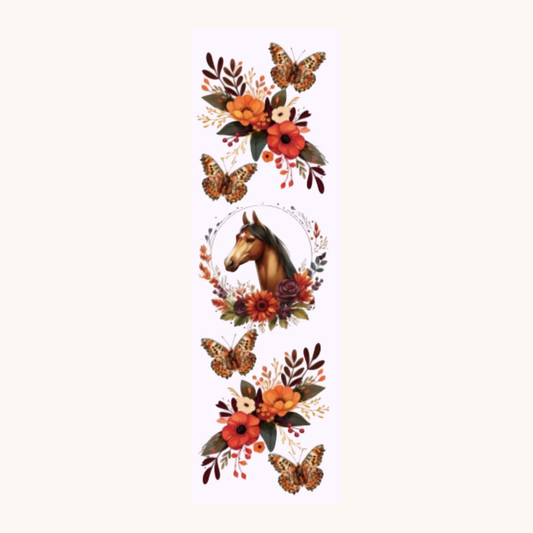 Horse and Flowers