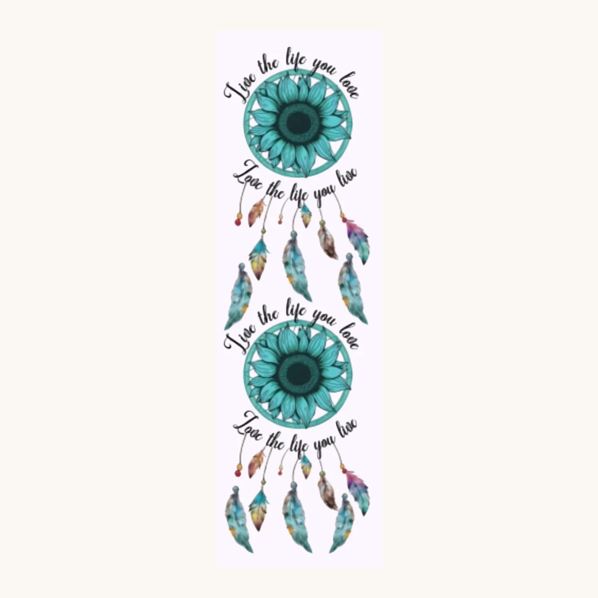 Live The Life You Love Dream Catcher