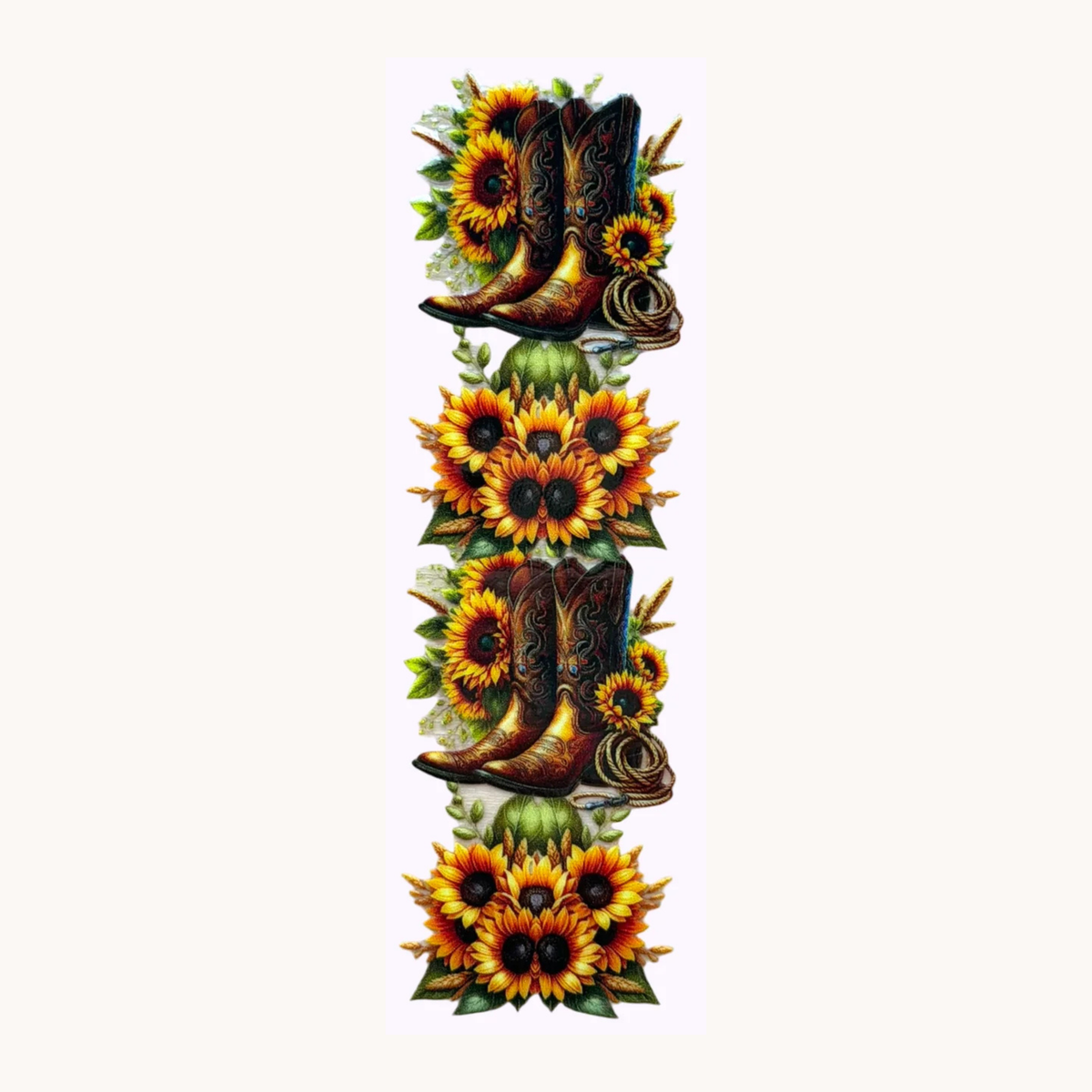 Cowboy Boots & Sunflowers