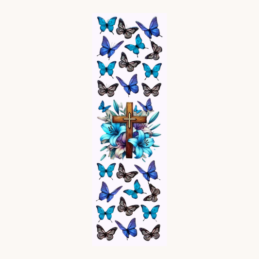 Cross with Lillies