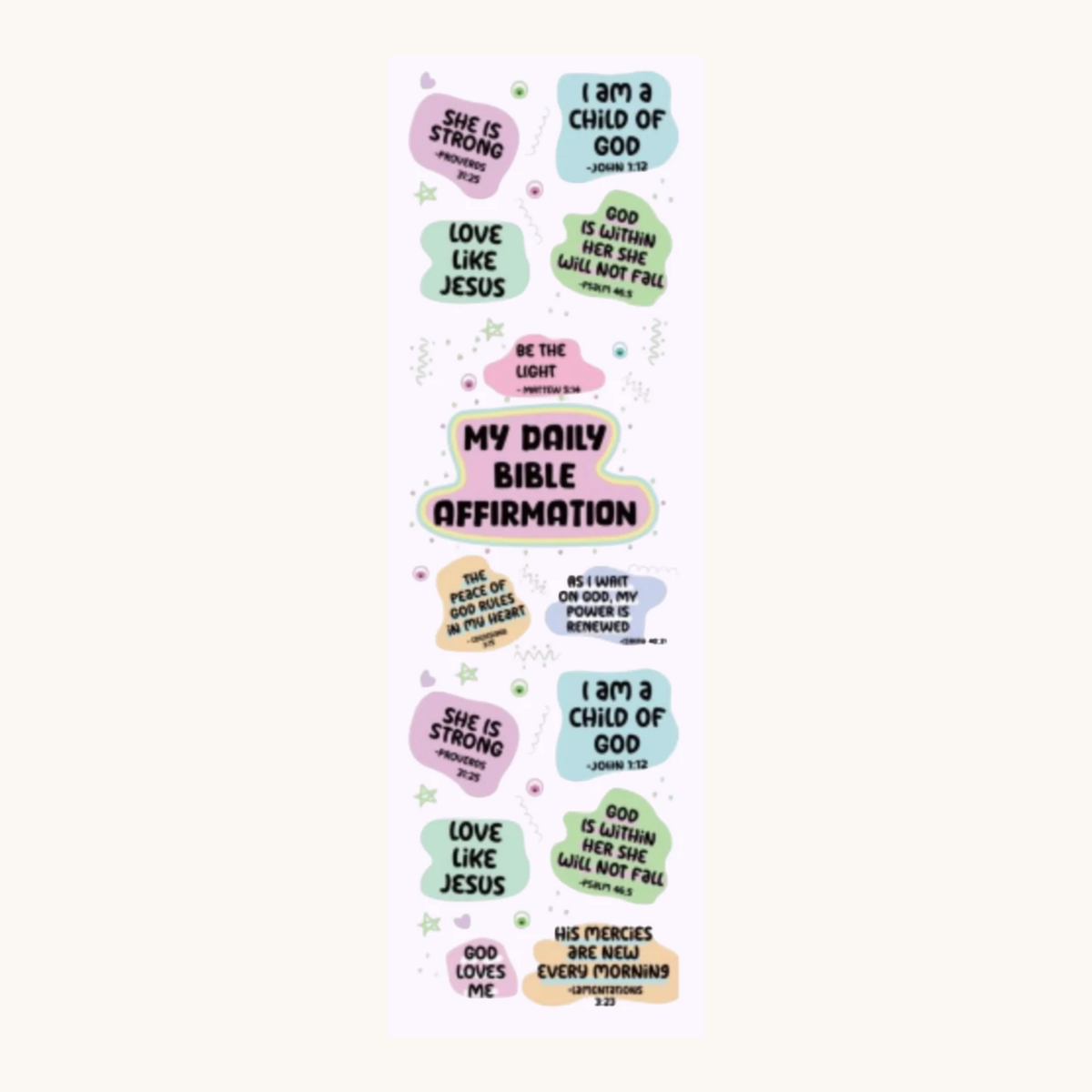 My Daily Bible Affirmation