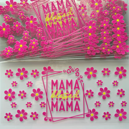 Mama/ Grandma/ Dad Themed Cup Wraps