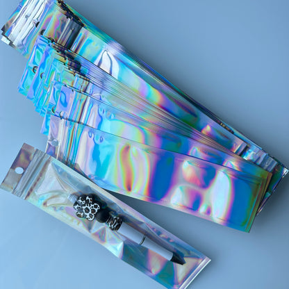 Holographic Ziplock Pen Bags