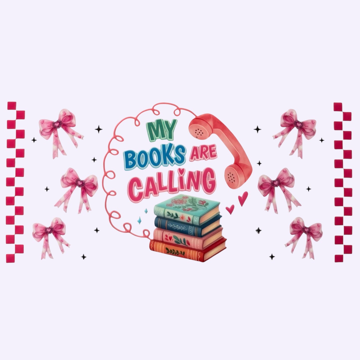 My Books Are Calling Cup Wrap #71