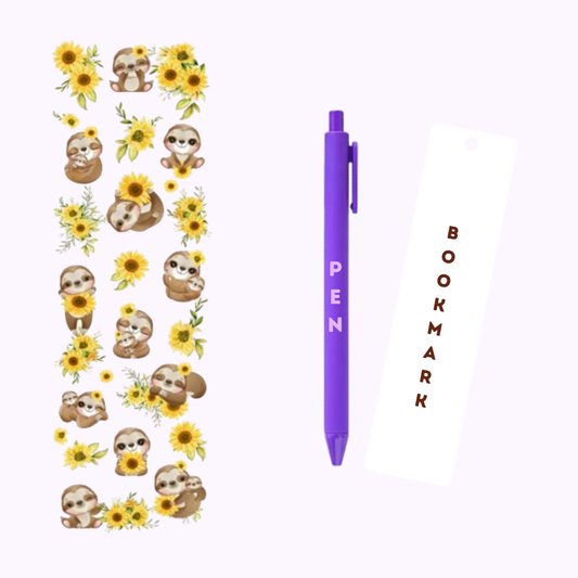 Sloth Pen/Bookmark Wrap #21