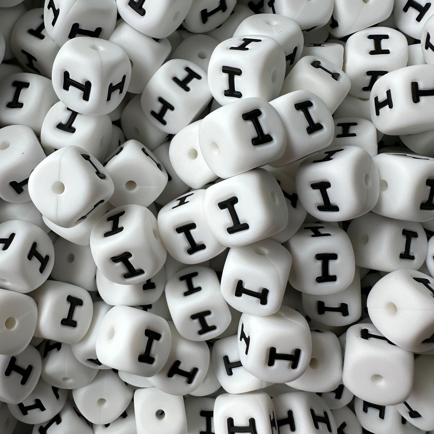 12mm Letter & Number Beads