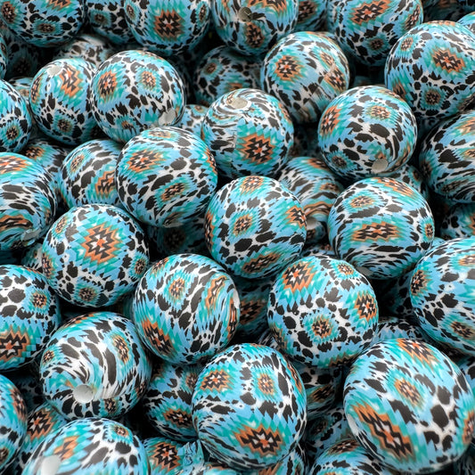 Cow Print Aztec