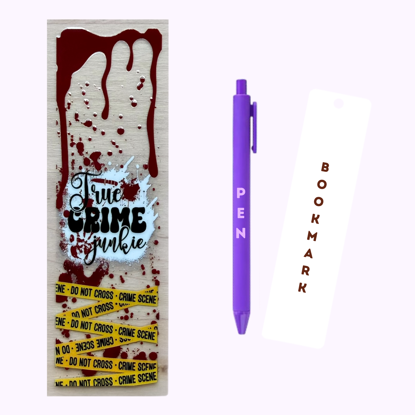True Crime Pen/Bookmark Wrap #90