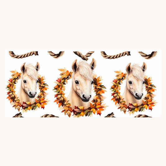 Horse with Fall Wreath