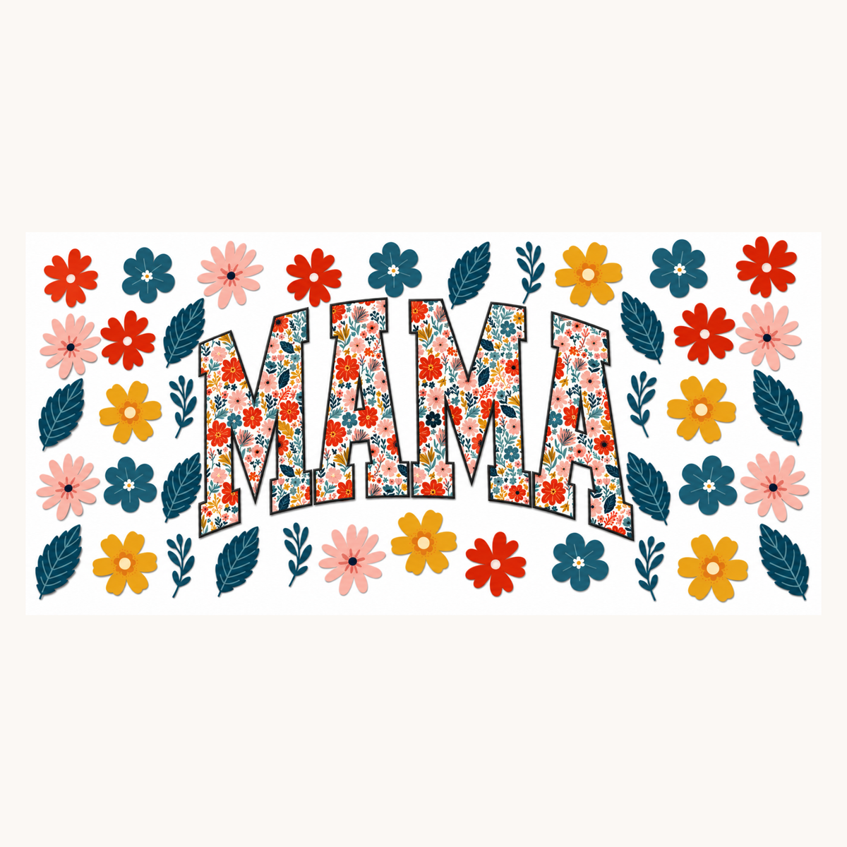 Mama with Flowers