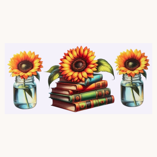 Books & Sunflowers