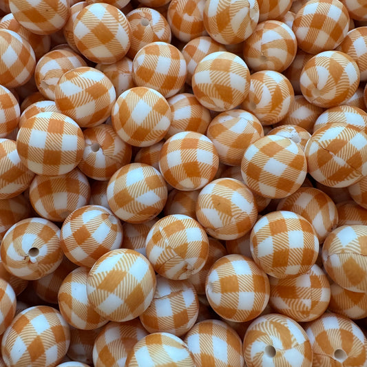 Orange Gingham