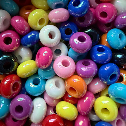 14mm Acrylic Abacus Spacers 50PK