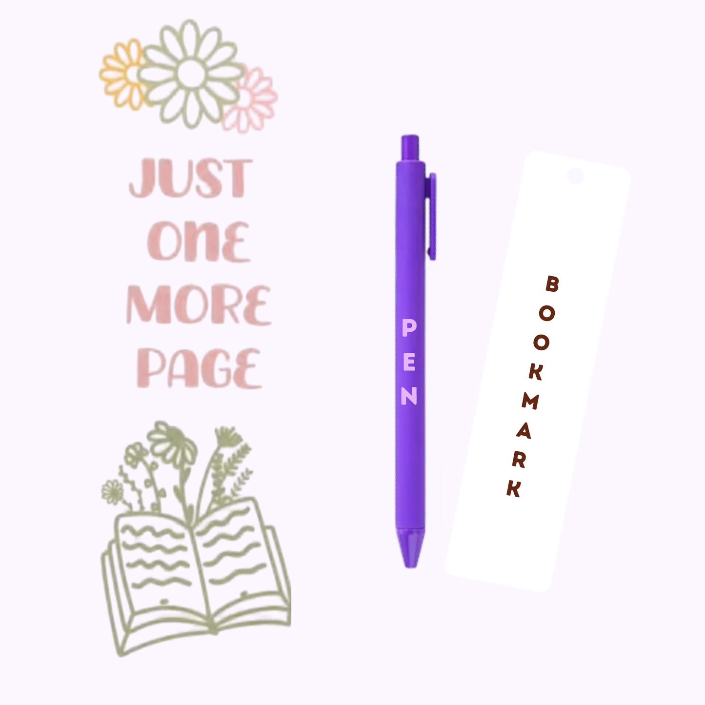 Just One More Page Pen/Bookmark Wrap #14