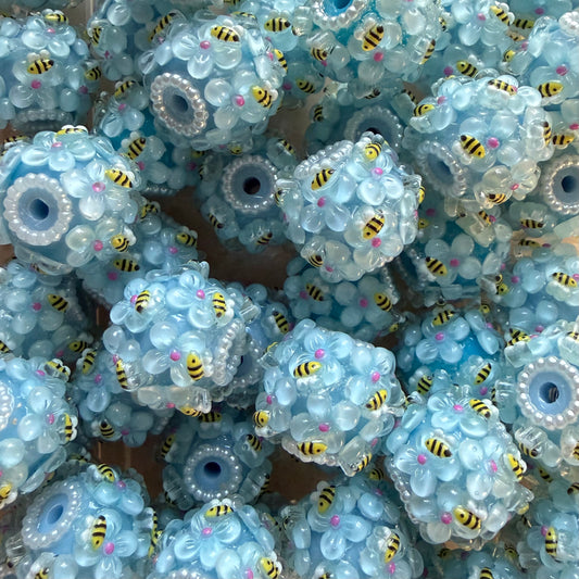 Acrylic Bee Beads 🐝