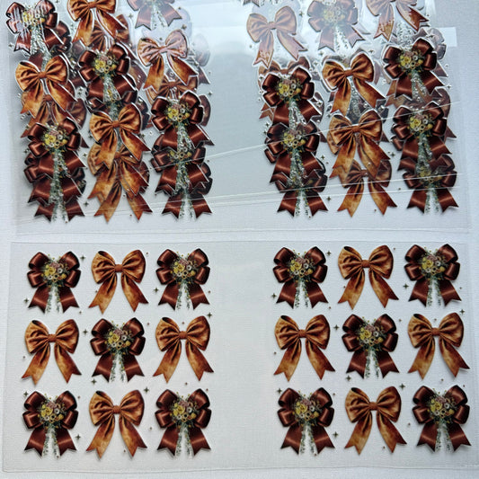 Brown Bows Cup Wrap #2