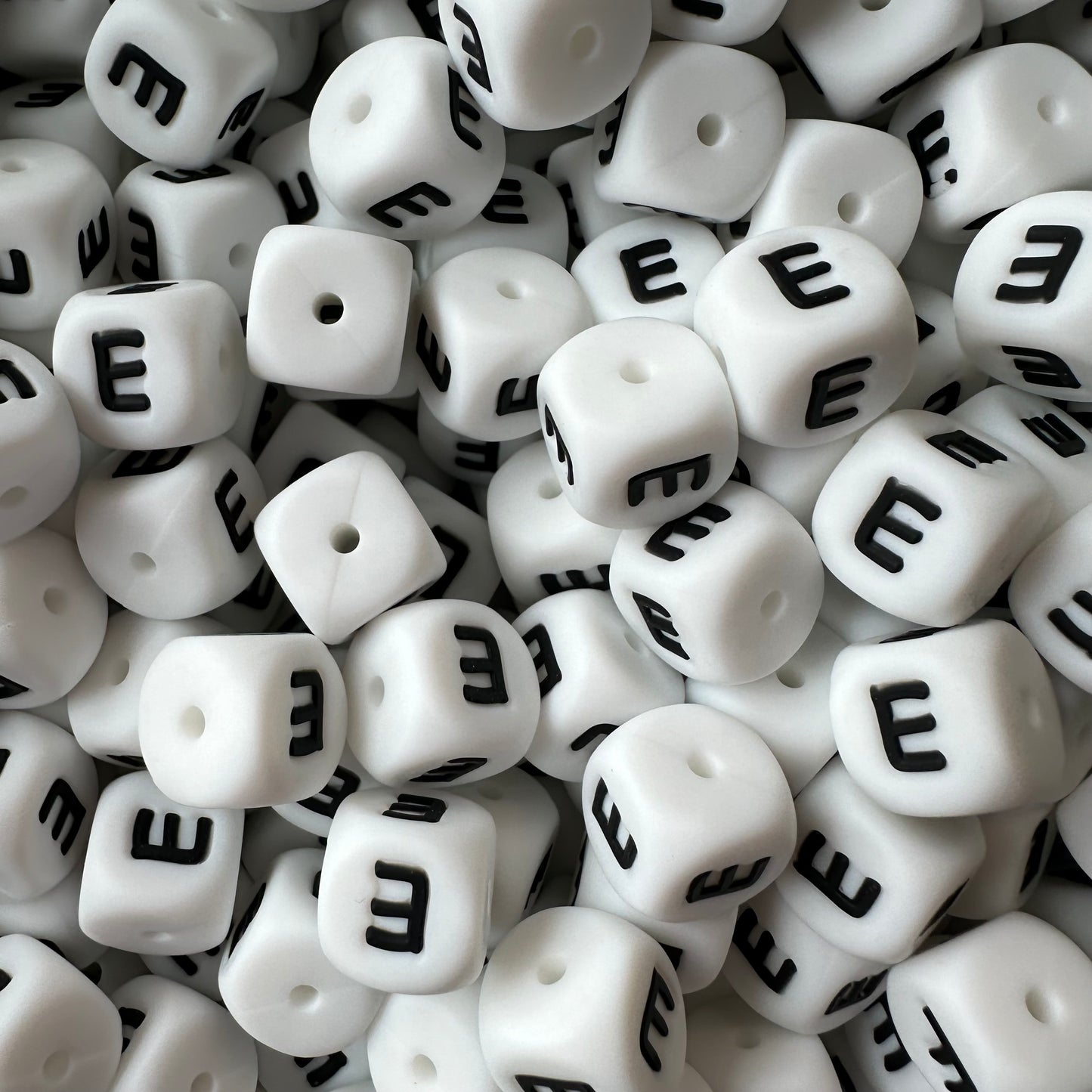 12mm Letter & Number Beads