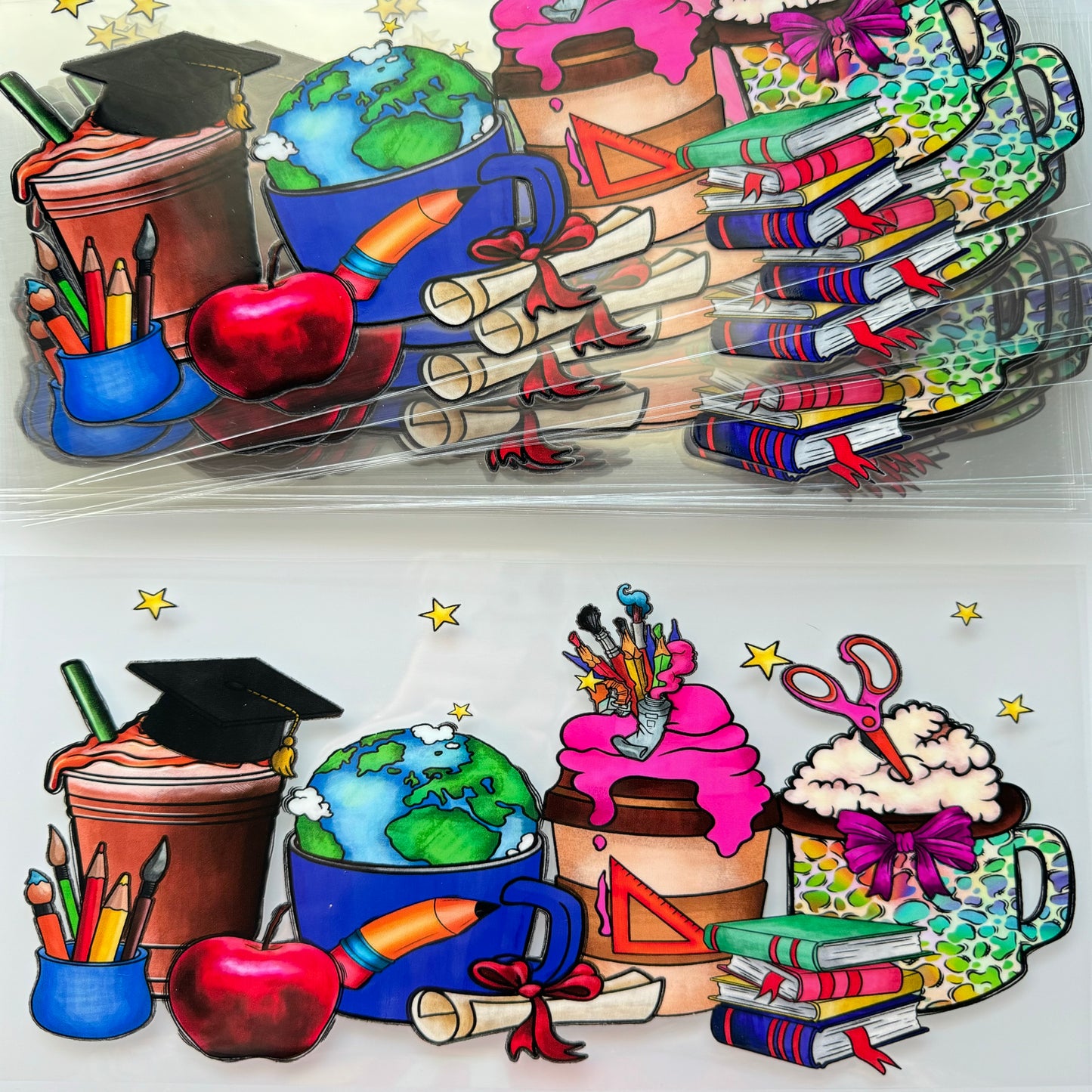 Teacher Themed Cup Wraps