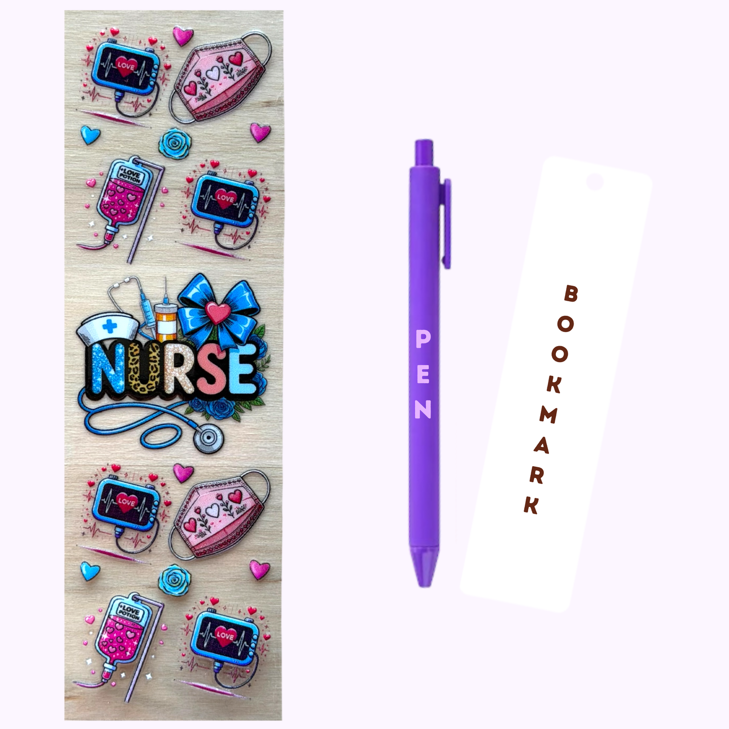 Nurse Pen/Bookmark Wrap #51