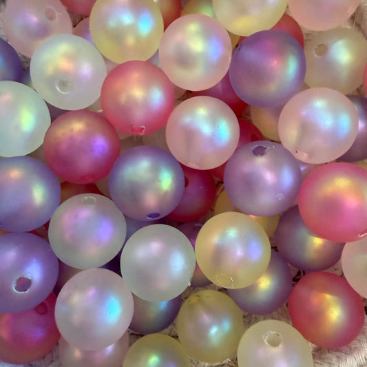 16mm Acrylic Bead Mix 25PK