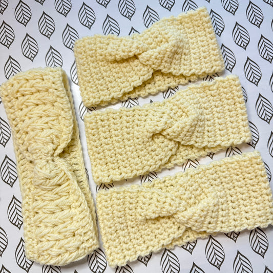 Crocheted Ear Warmers