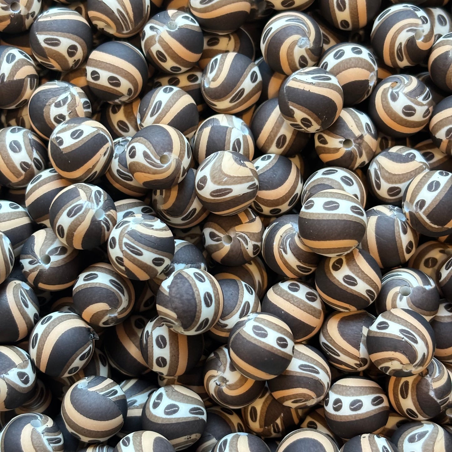 Coffee Bean Beads